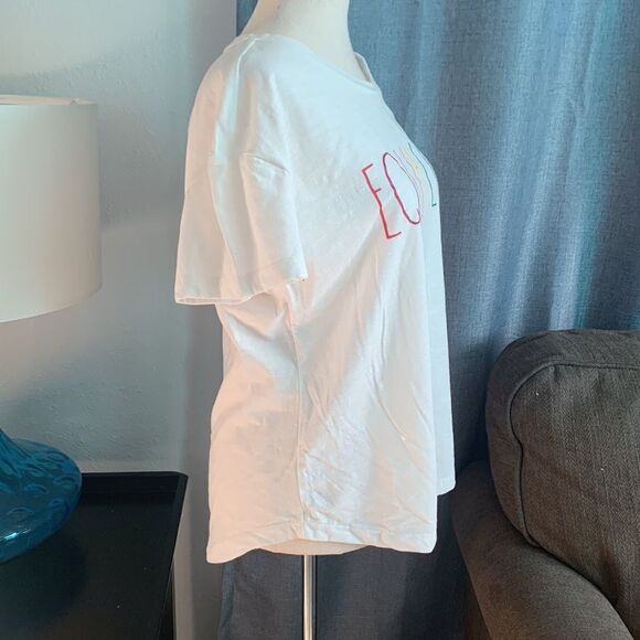 Rae Dunn Pride graphic tee sz med 'Equality' Pride tee shirt - Picture 7 of 9